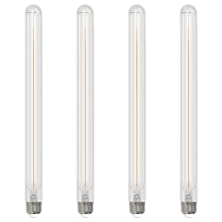 Bulbrite LED Filament 5 W Dimmable 15 Inch T9 Light Bulb with Clear Glass Finish and E26,3000K, 400Lumens, 4PK 862778